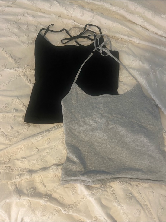 Aritzia Tops - Artizia Black & Gray Halter Cami Tops